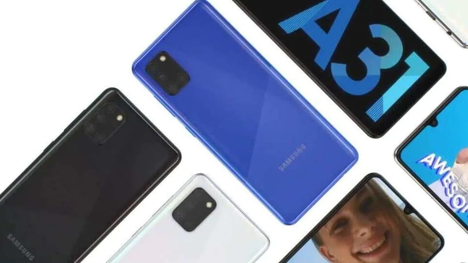 گوشی موبایل  Samsung Galaxy A31 جدیدترین مدل گوشی زنانه